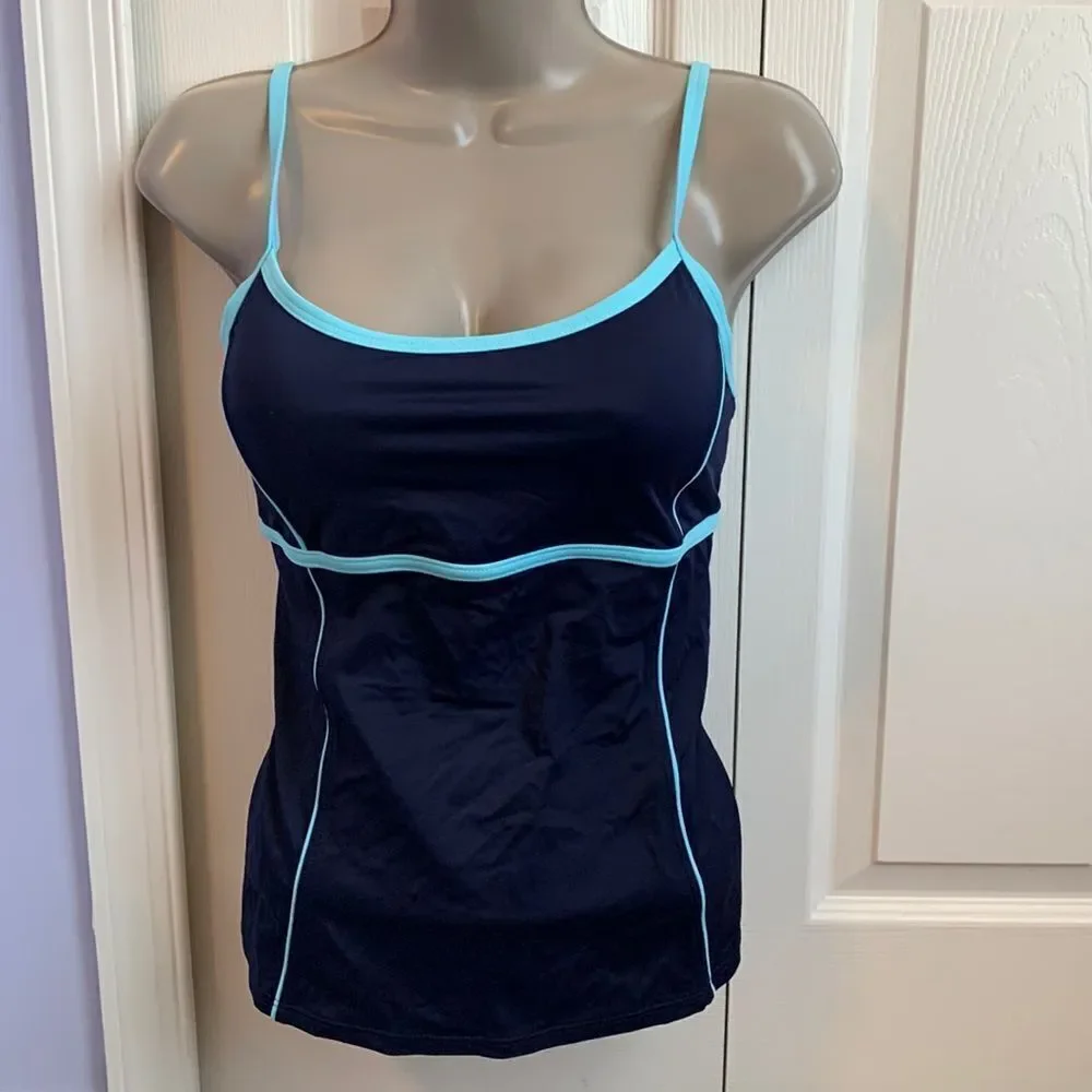 Lands’ End Swimsuit Top Bra Swimwear 4